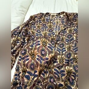 Scotch & Soda Blue and Purple Floral Top
